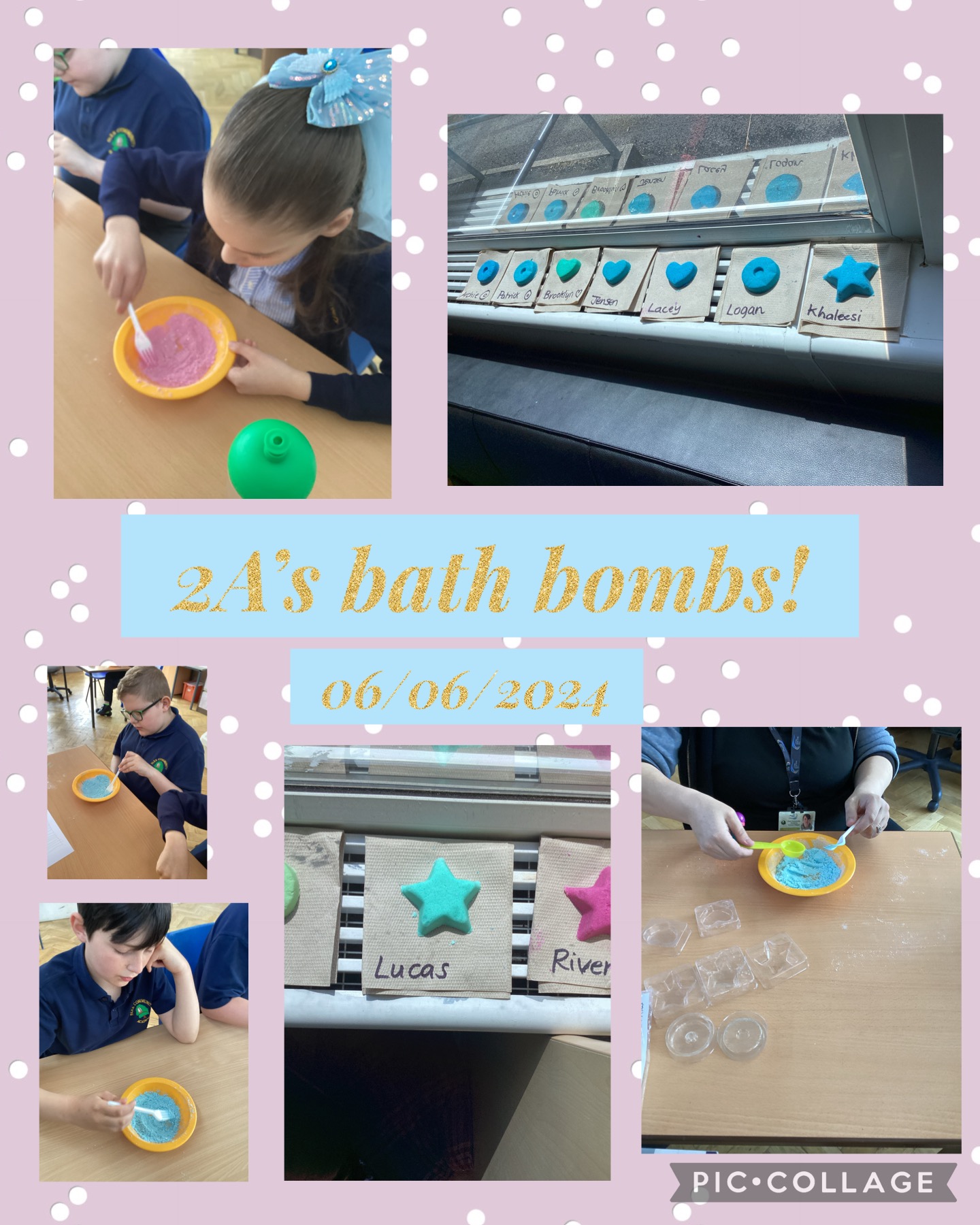 Image of 2A’s Science Bath Bombs