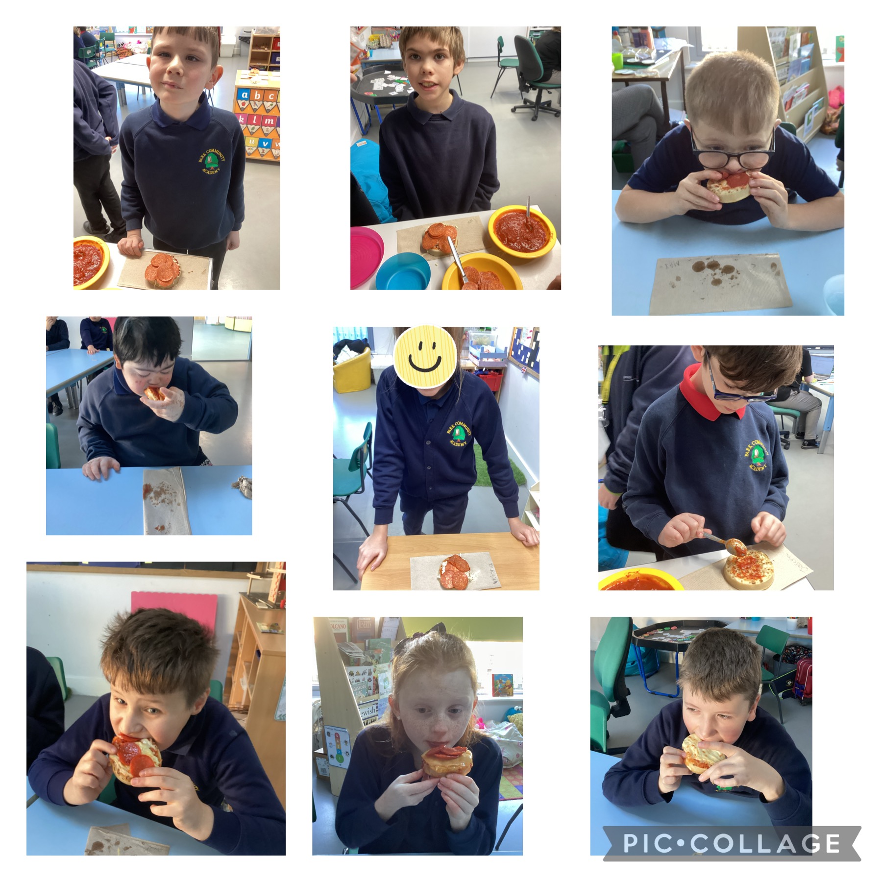 Image of 2R made crumpet pizza