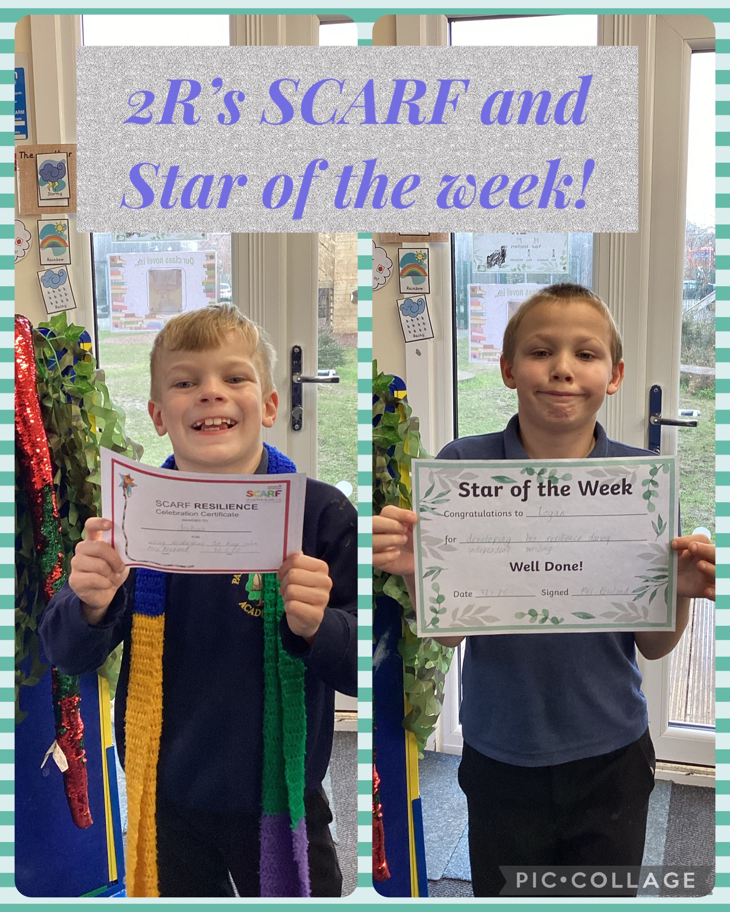 Image of SCARF and Star of the week!