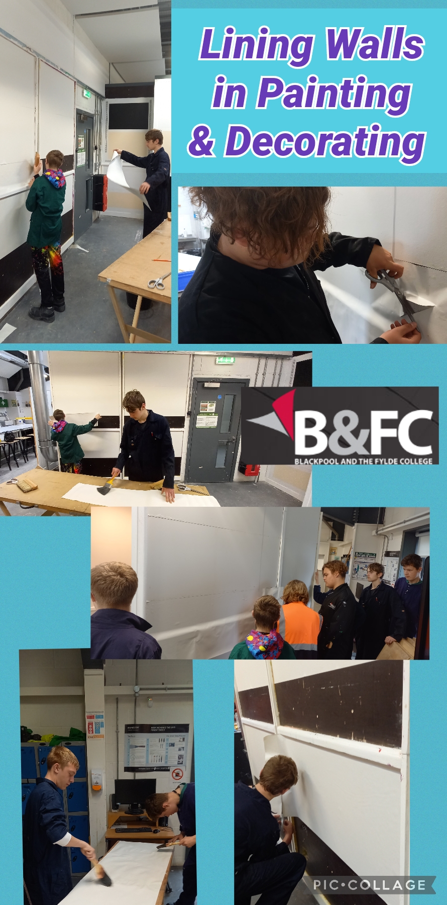 Image of Painting and Decorating at Blackpool and The Fylde College 