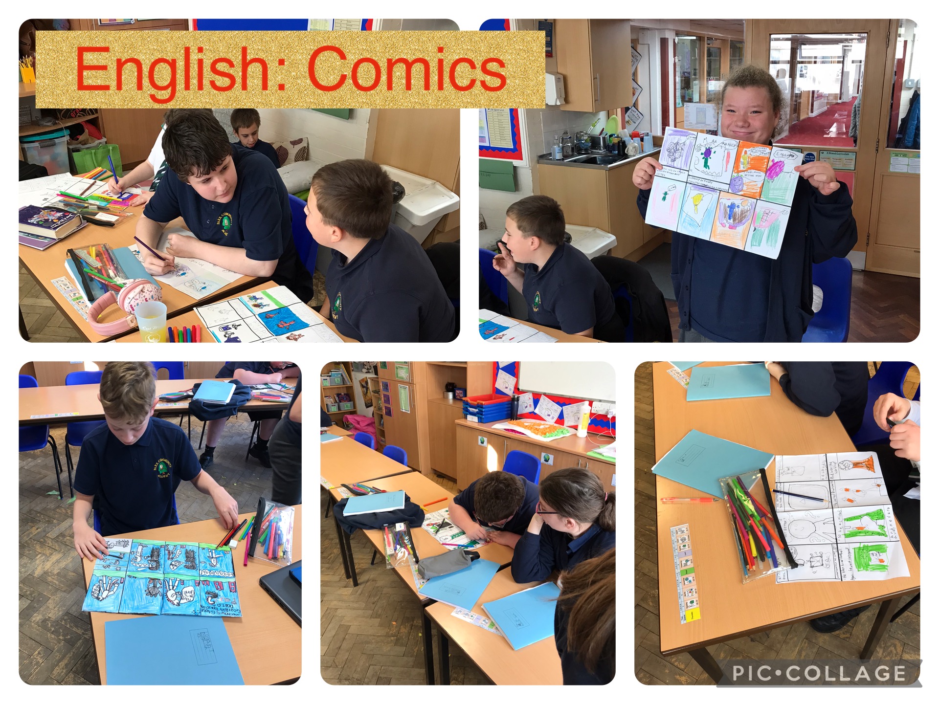 Image of English: Comics