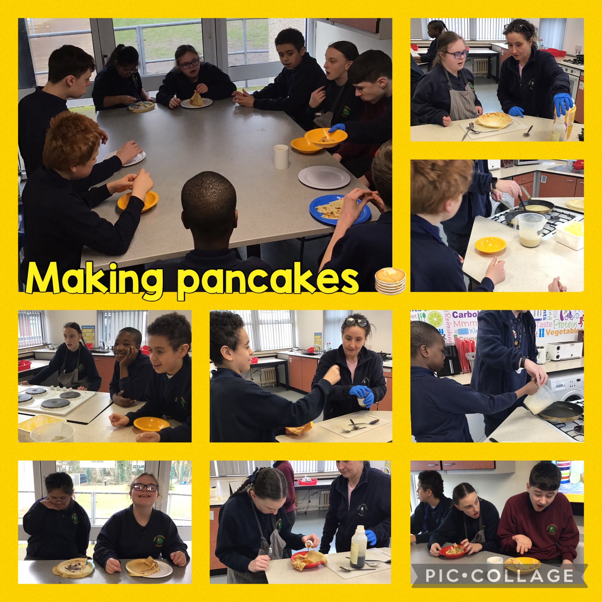 Image of Pancake making in DT  