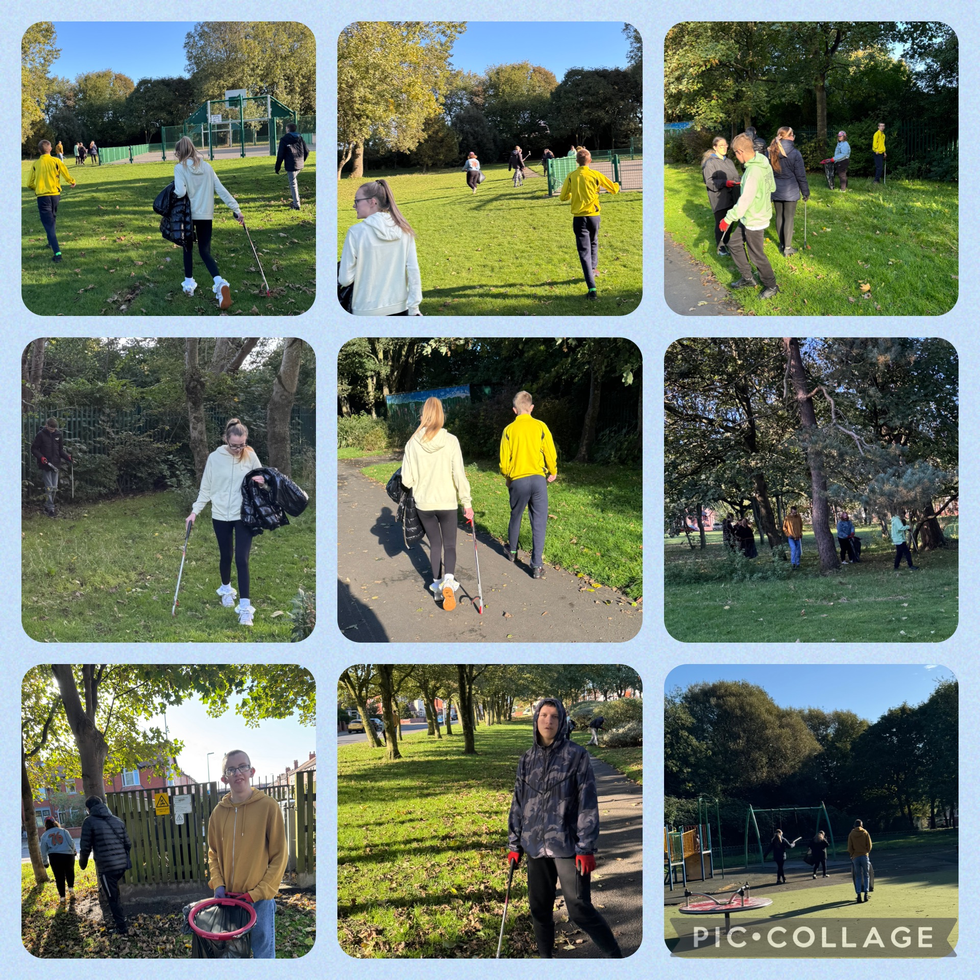 Image of Litter picking at Watson Road Park 