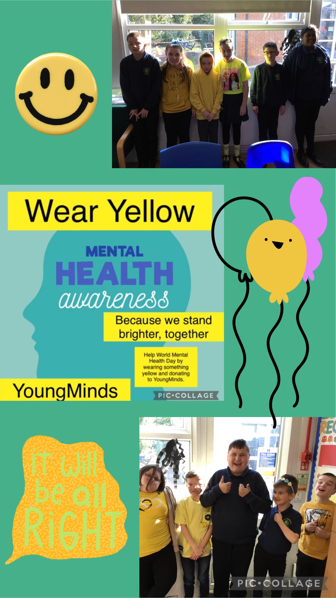 Image of Wearing Yellow for Mental Health Day 