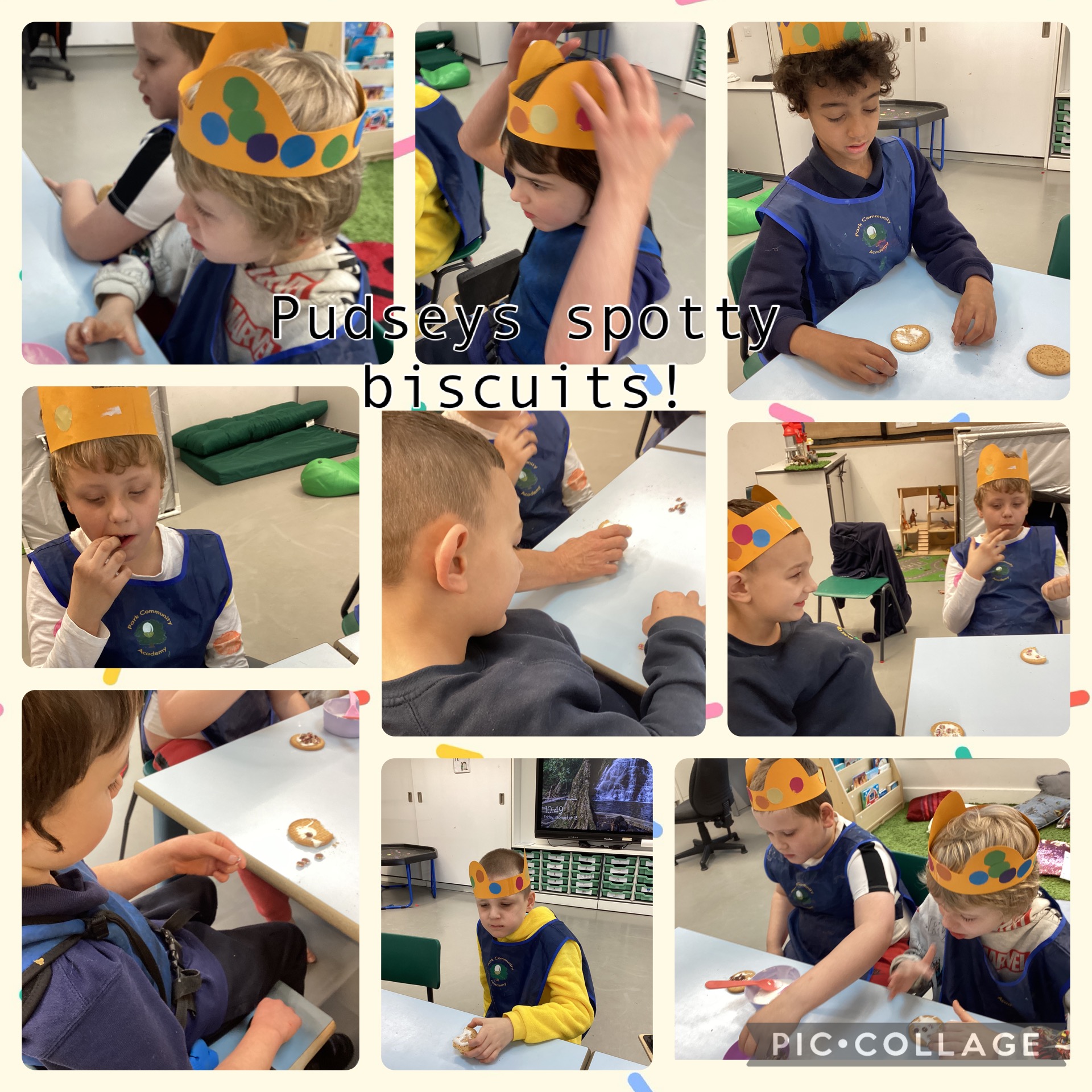 Image of Pudsey biscuit decorating 