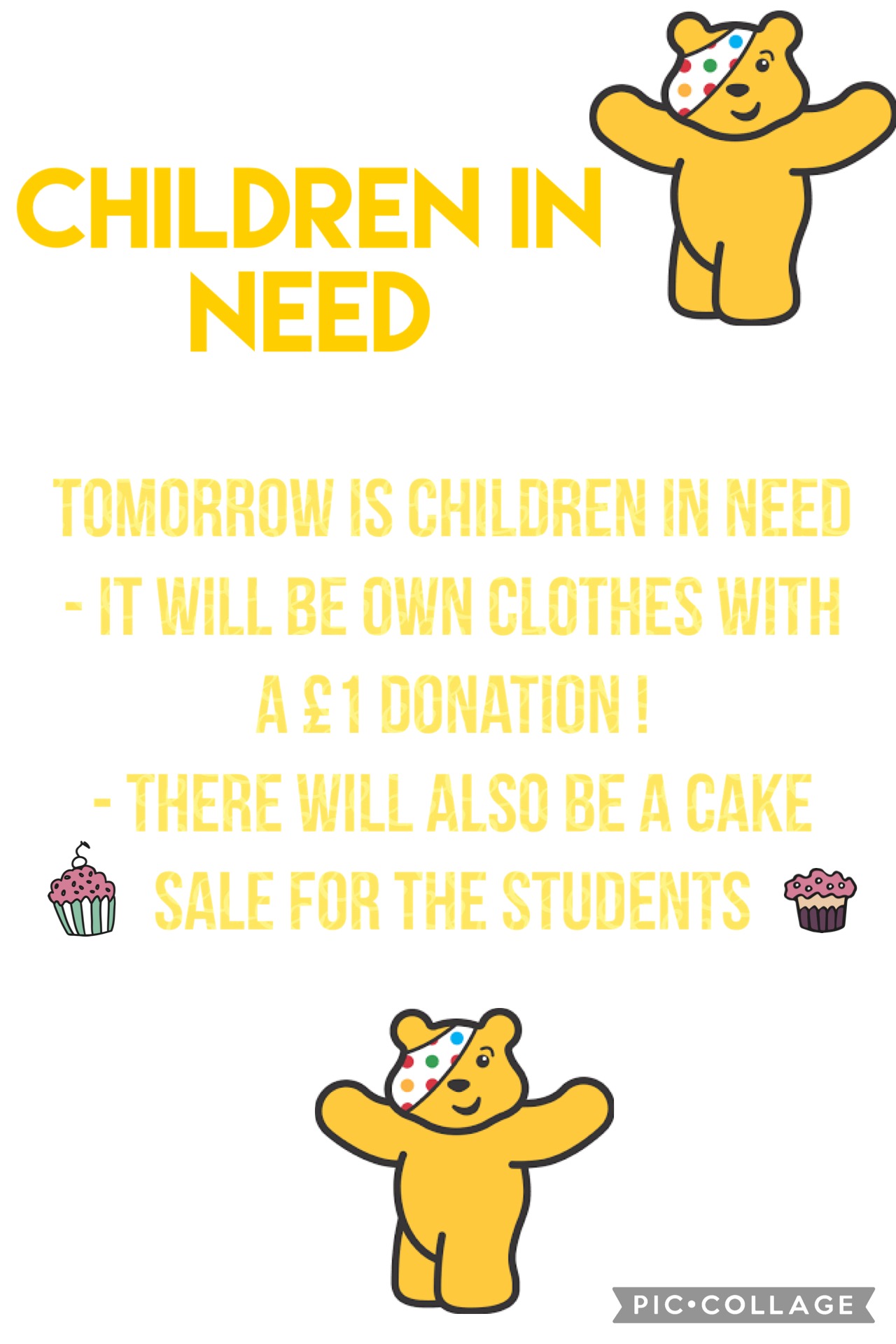 Image of Children in need reminder