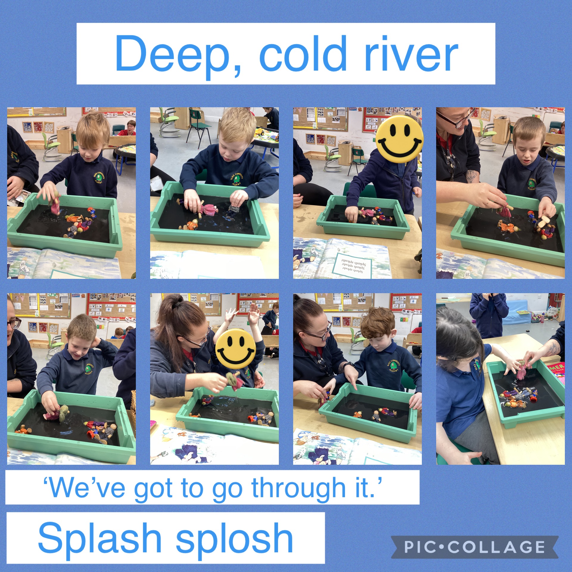 Image of Deep, cold river! Splash, Splosh 