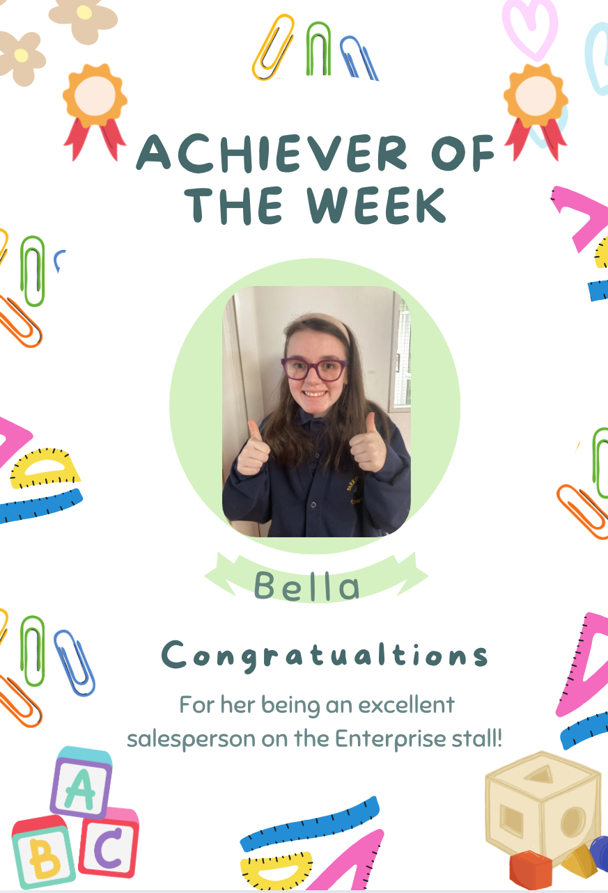 Image of Achiever of the Week ! 