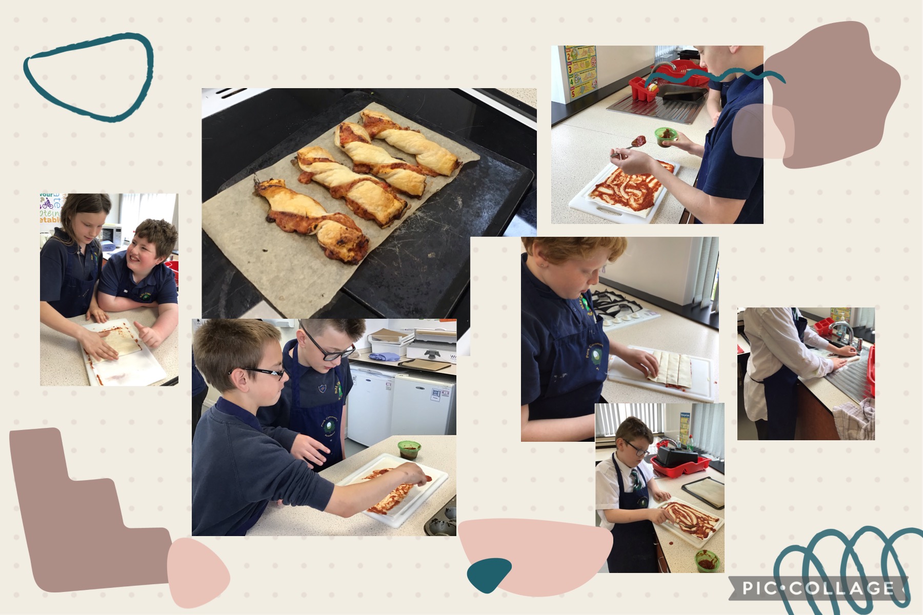 Image of Look at what we have made with Mr Miller in our cookery lesson!