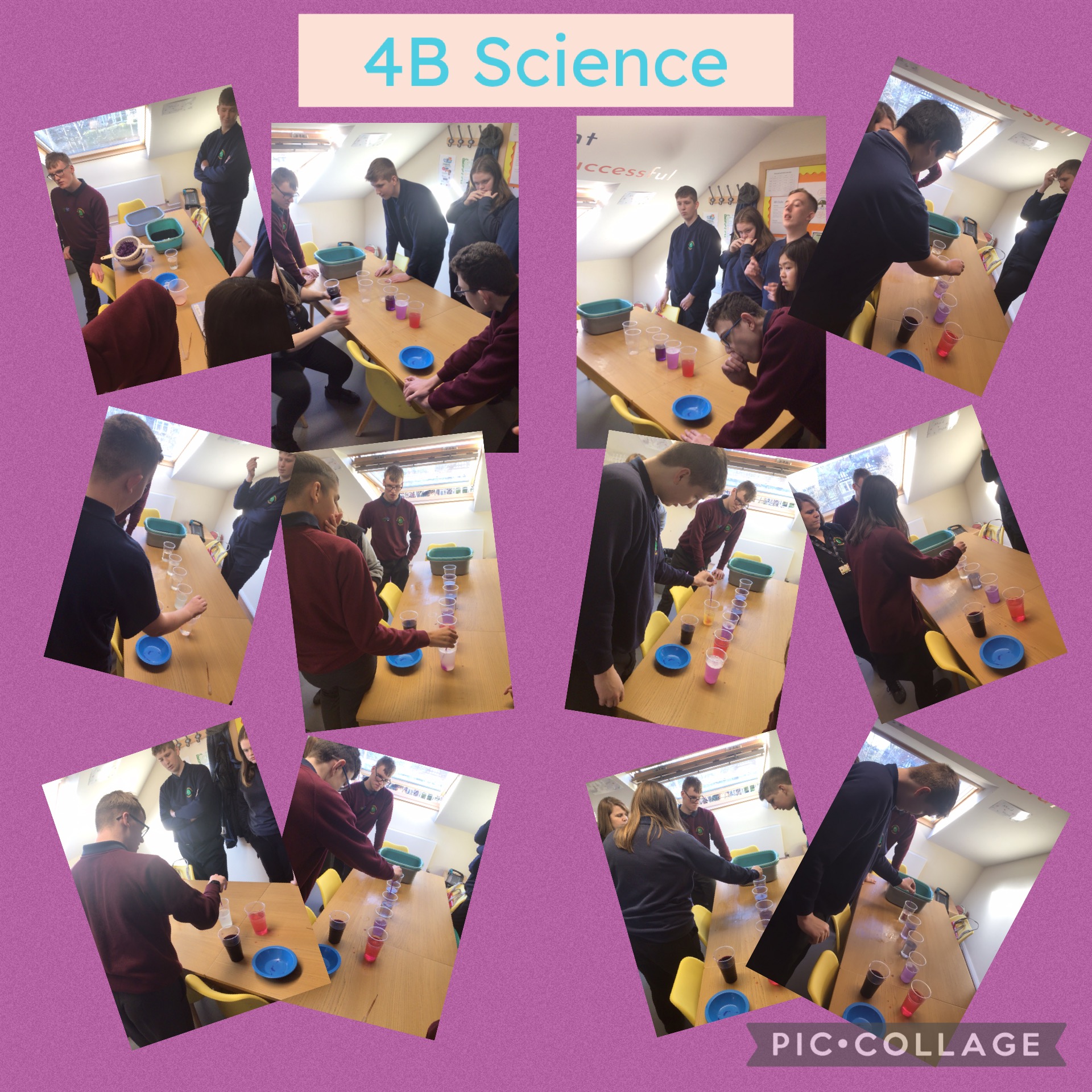 Image of Science experiments in 4B