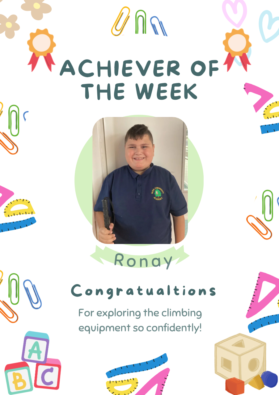 Image of Achiever of the week 