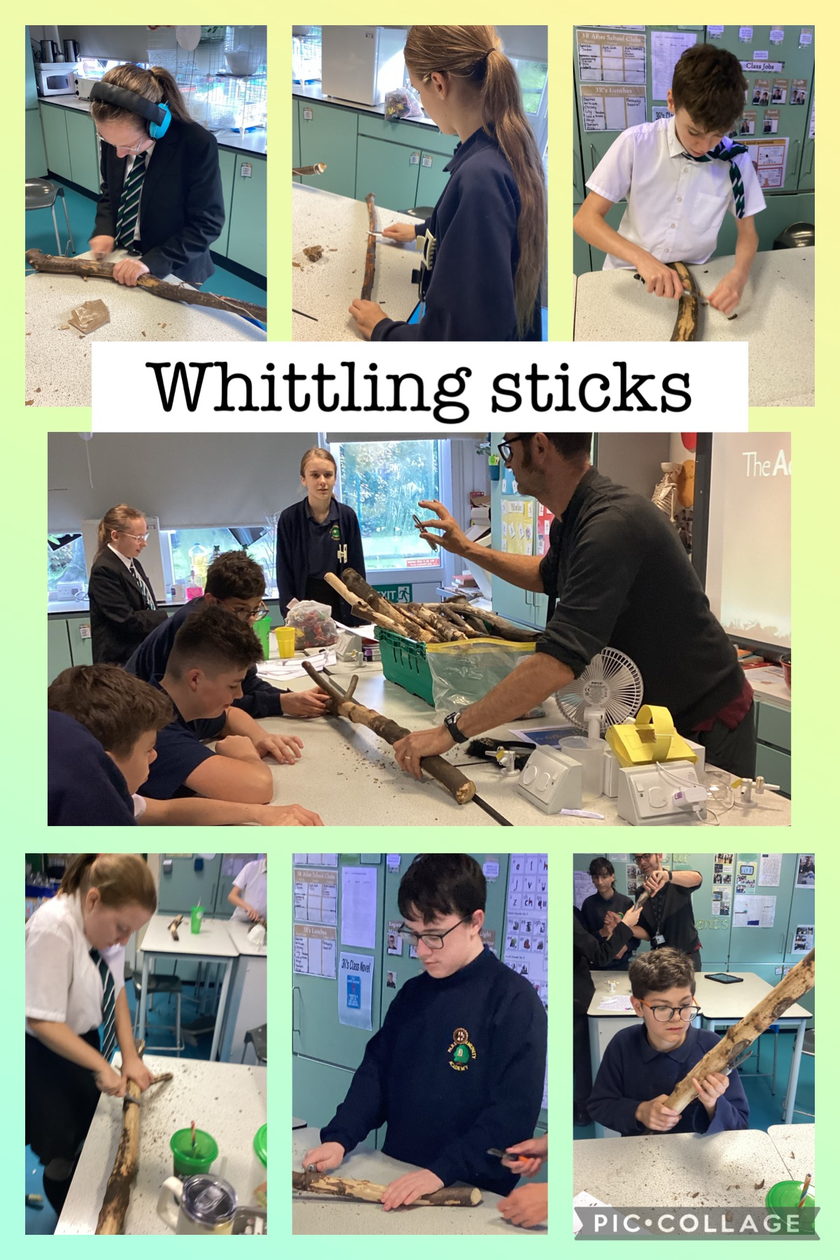 Image of Whittling sticks 