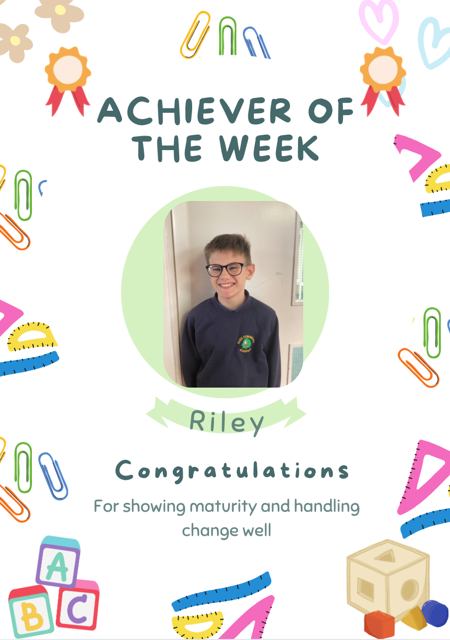 Image of Achiever of the week