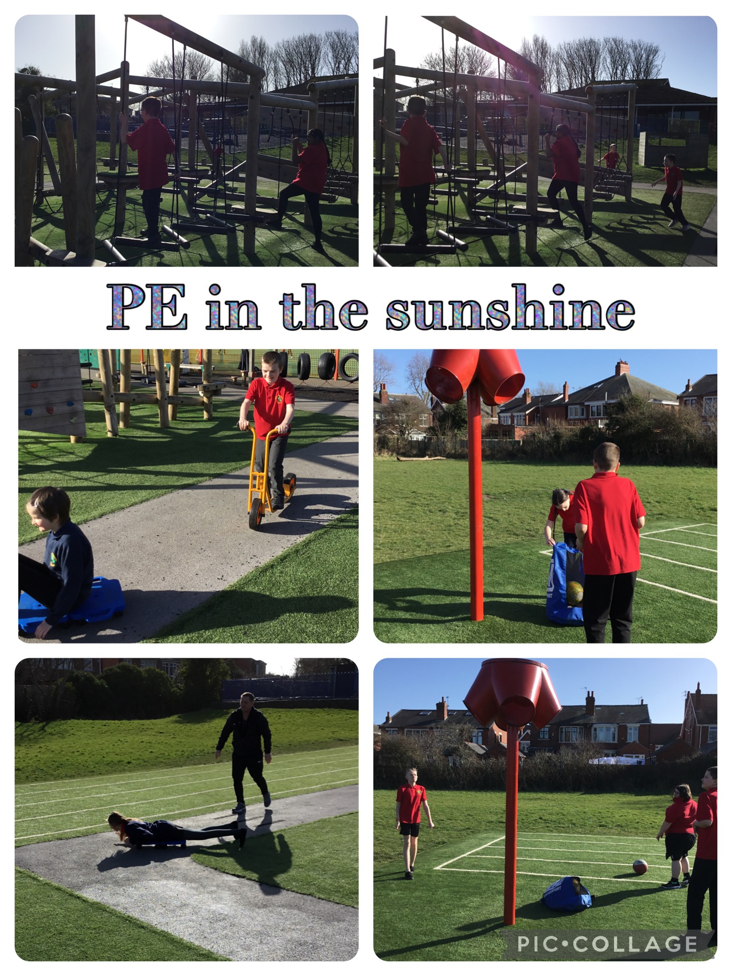 Image of PE in the sunshine