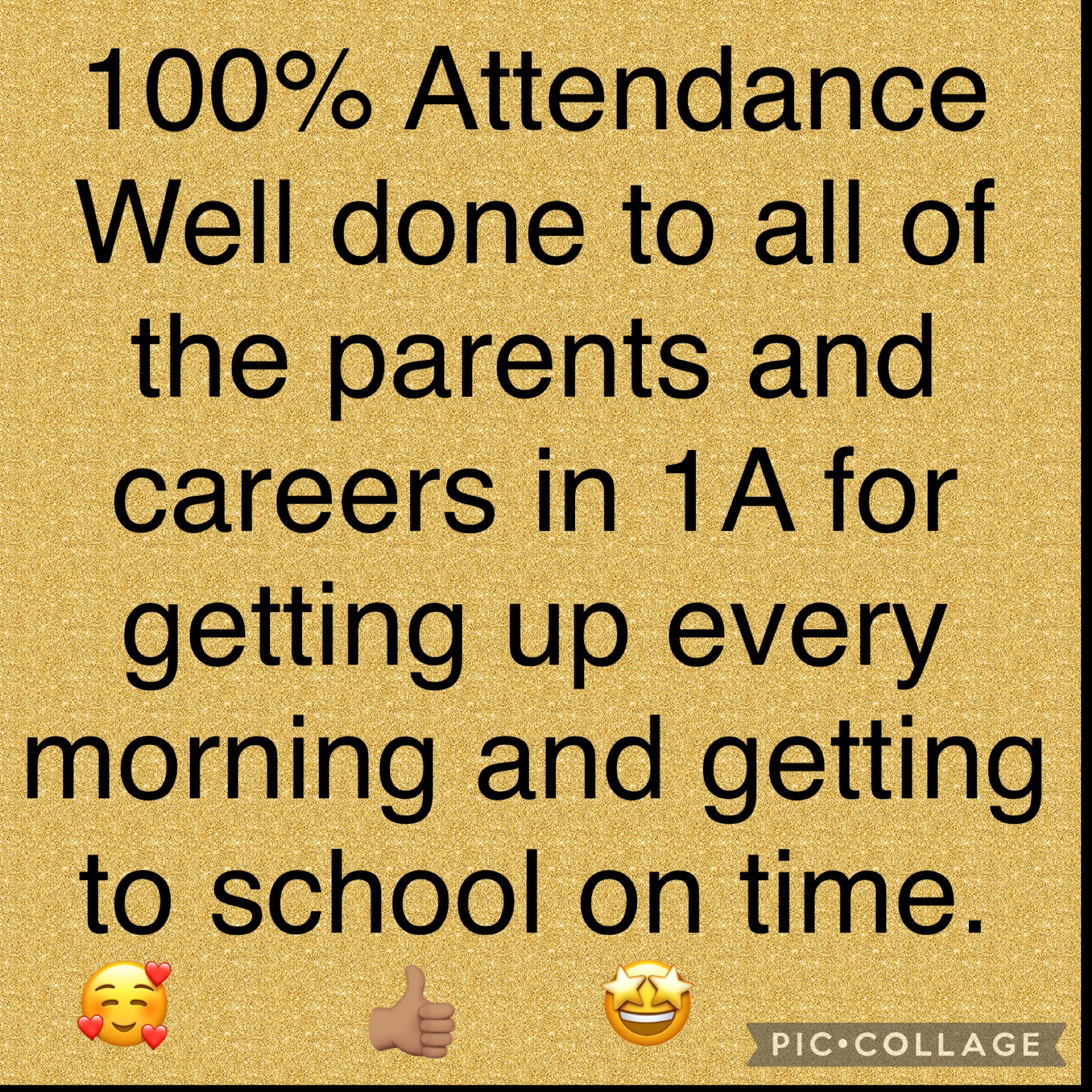 Image of 100% Attendance - Well Done everyone 