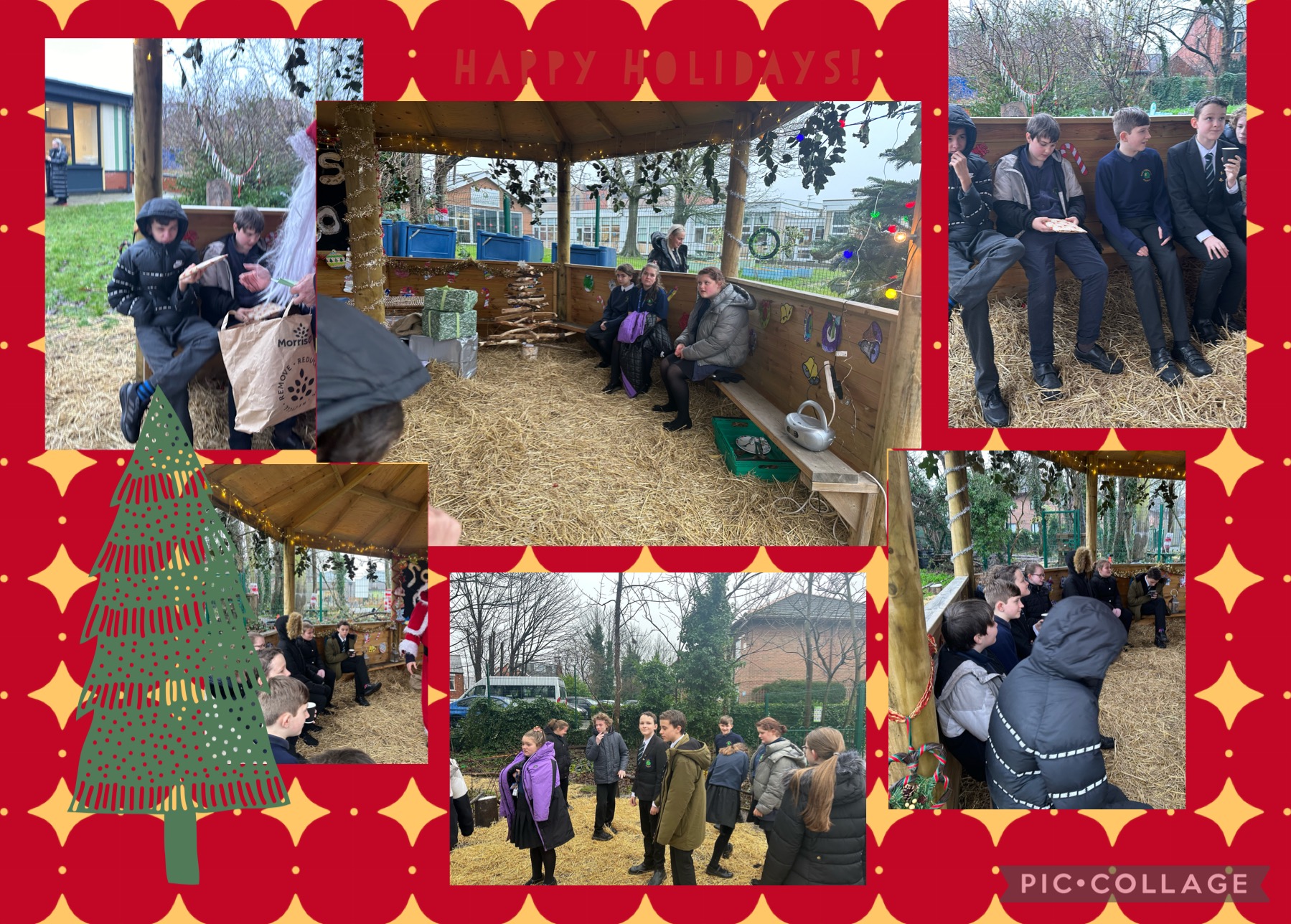 Image of 3C visiting winter wonderland 