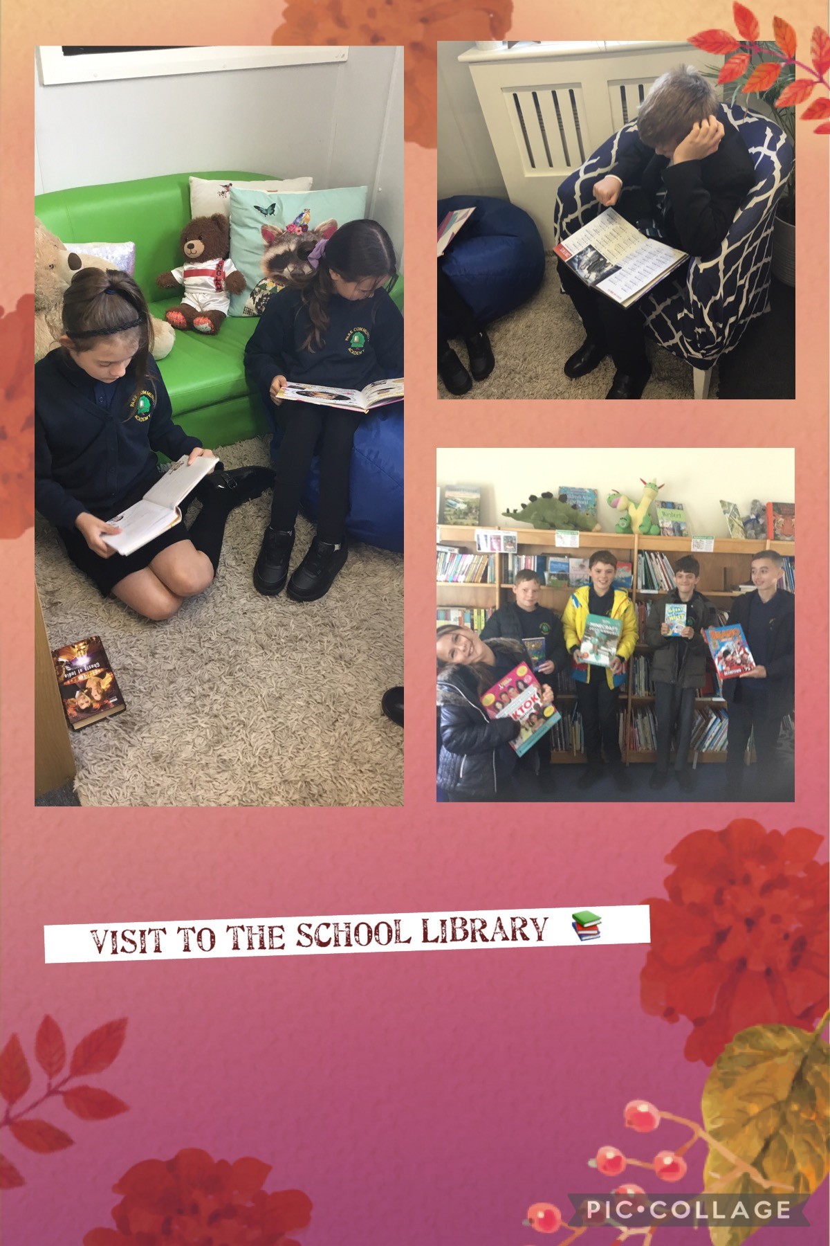 Image of Visit to the school library 