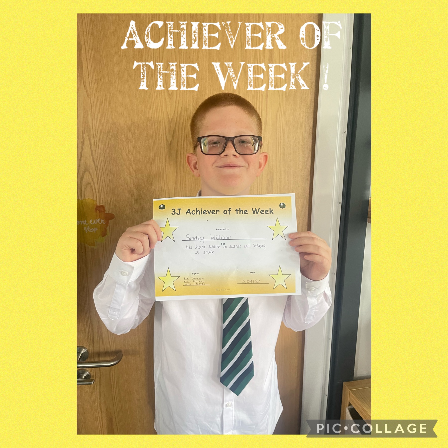 Image of Achiever of the Week 