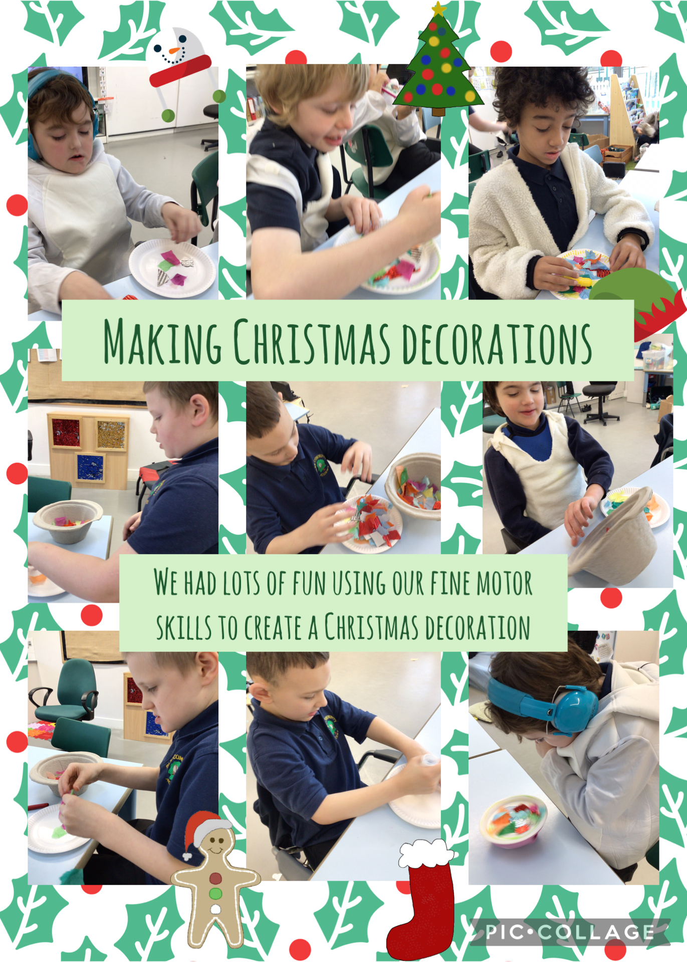 Image of Christmas decoration making!