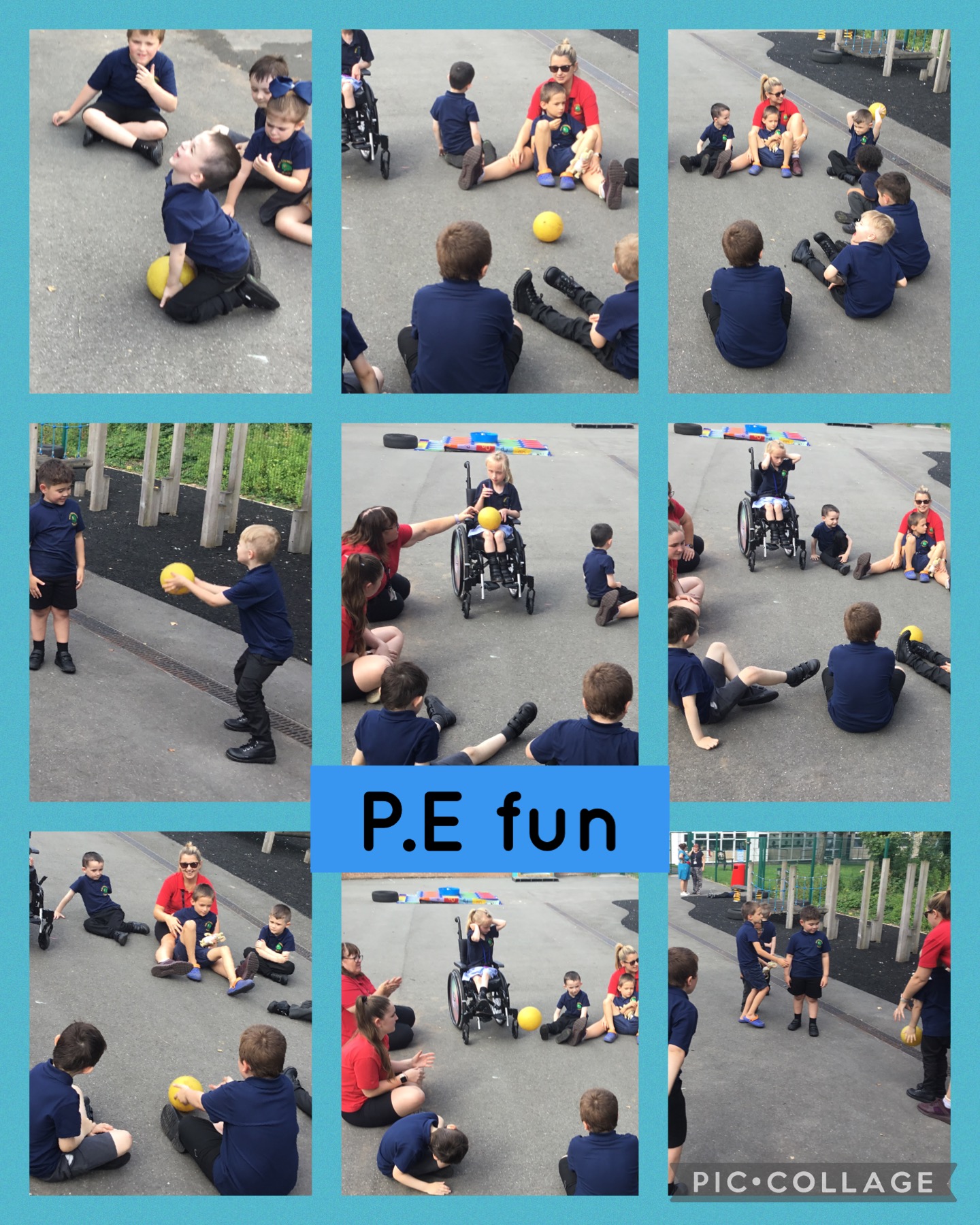 Image of Our first PE lesson