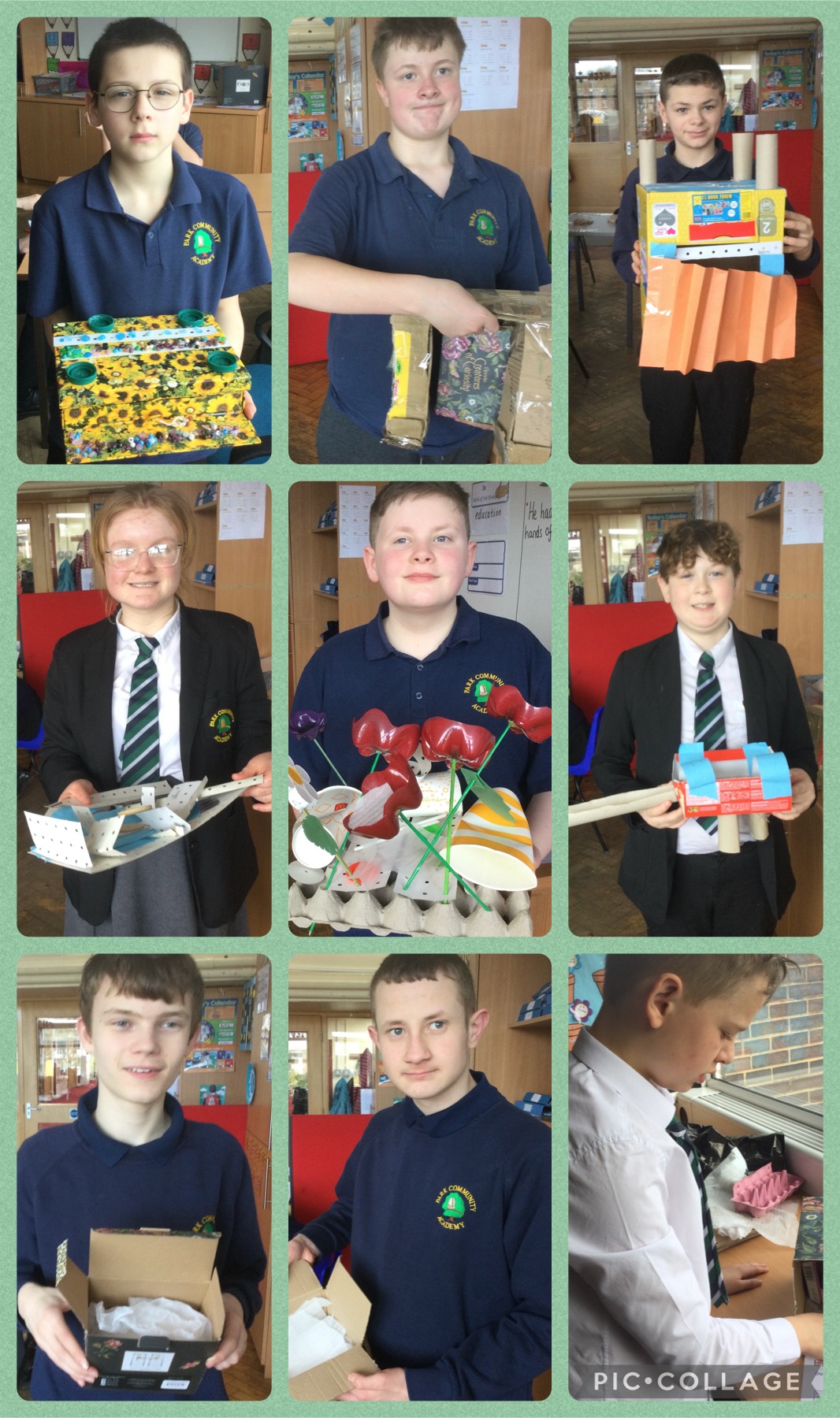 Image of STEM finished products.