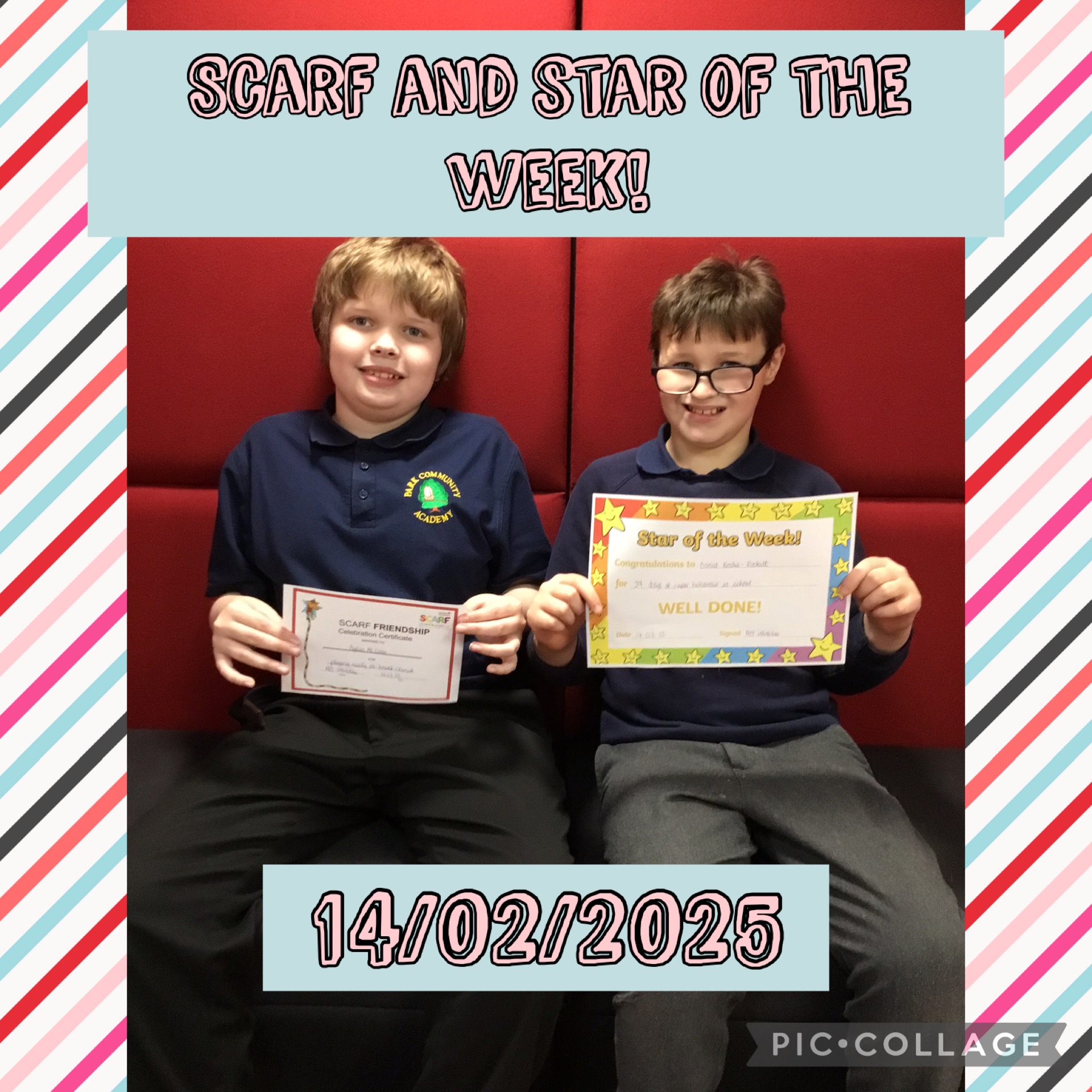 Image of SCARF and Star of the Week!