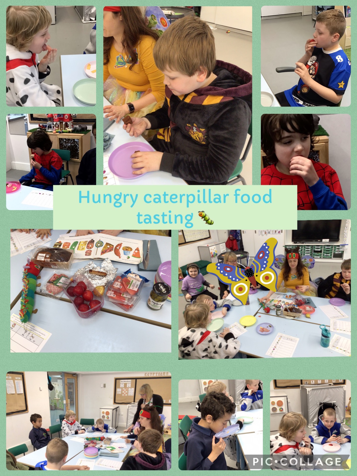 Image of We tried new foods like the hungry caterpillar 