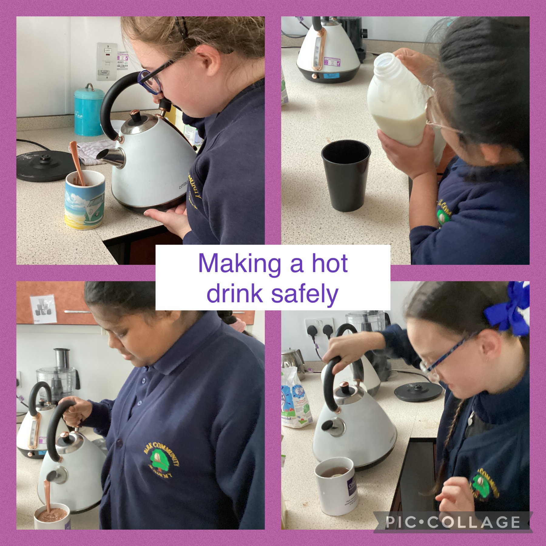 Image of Making a hot drink