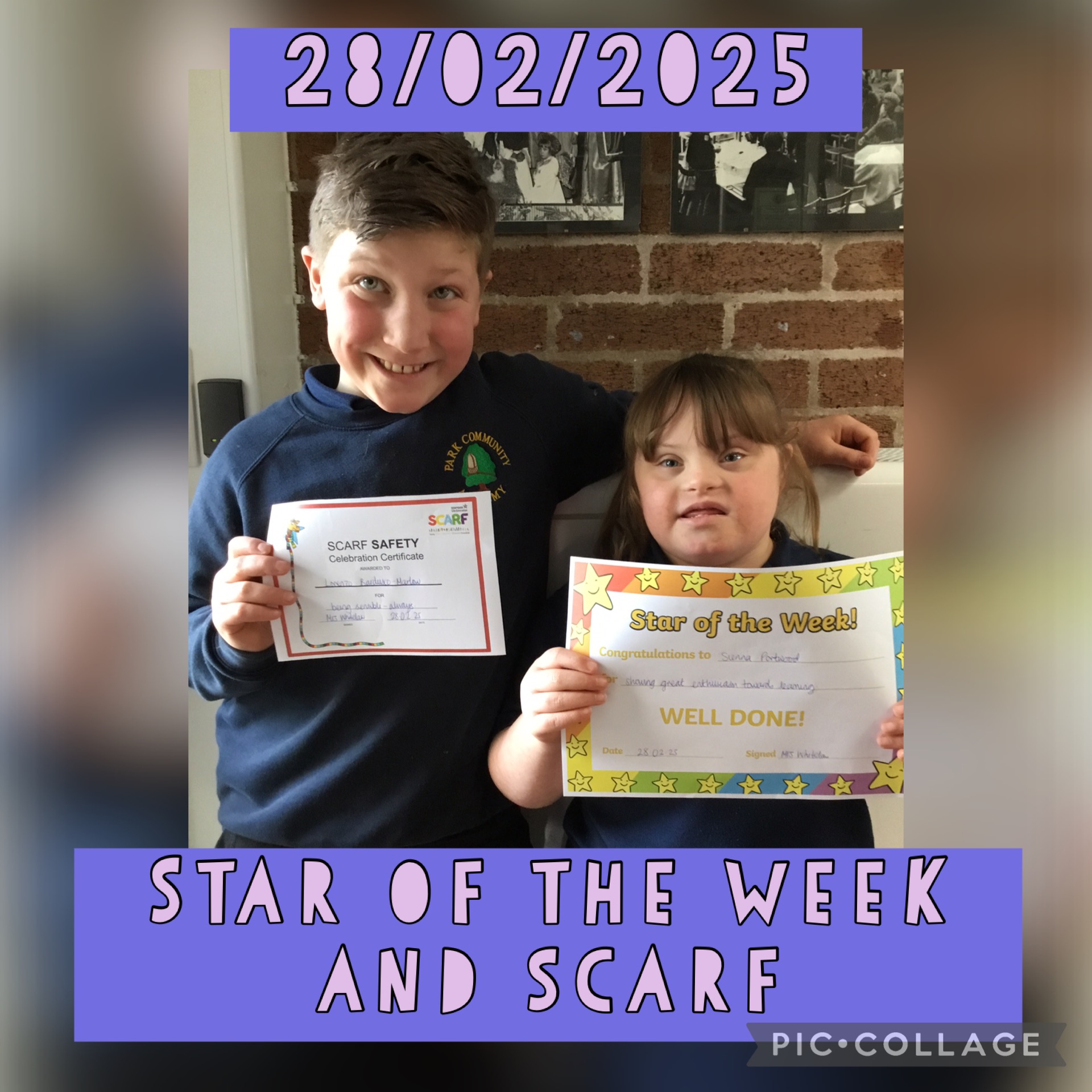 Image of Star of the week and SCARF