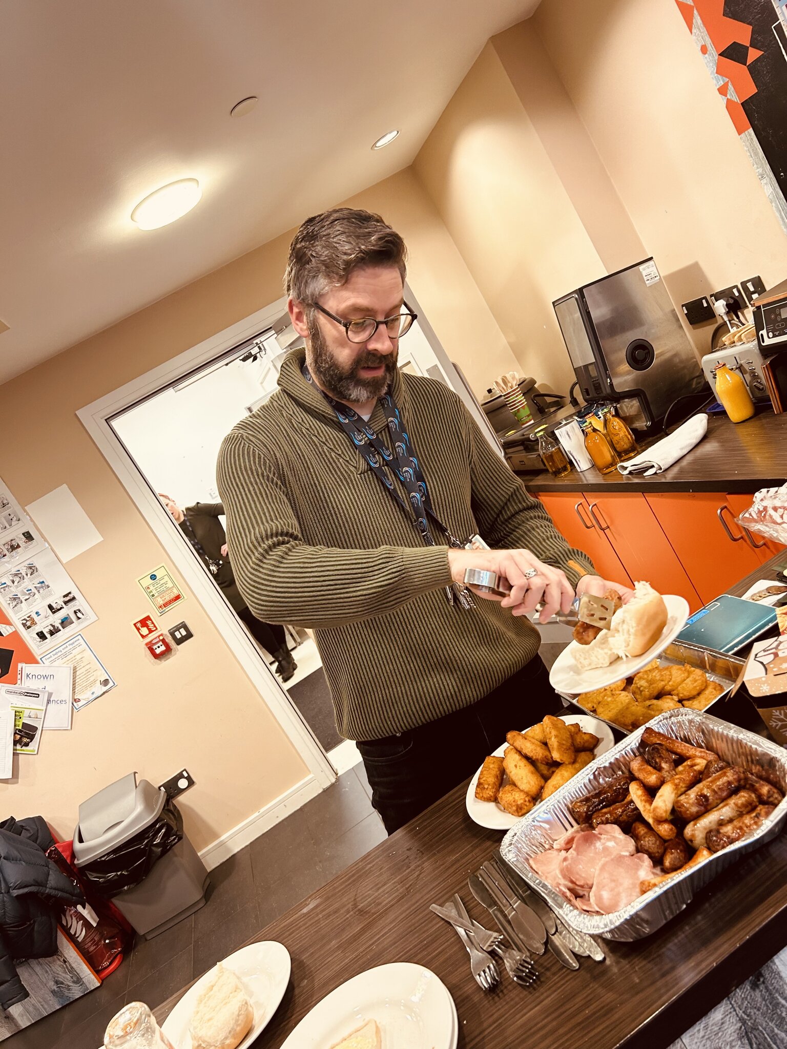 Image of Staff breakfast 