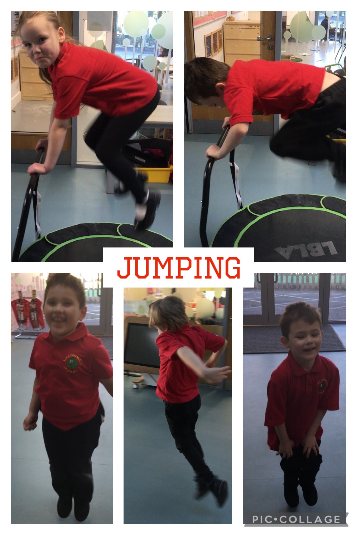 Image of Jumping around