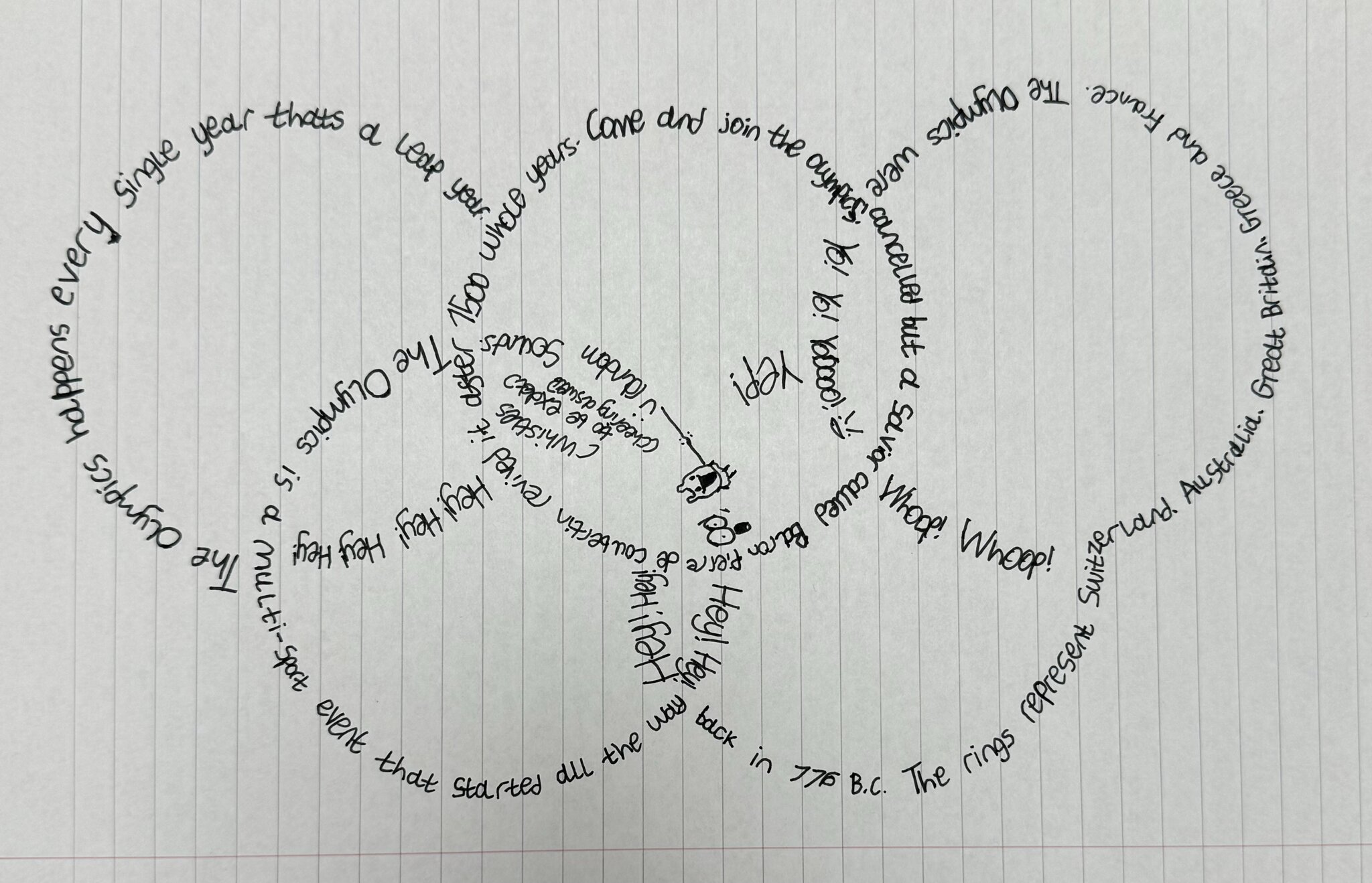 Image of Jake’s Olympic poem