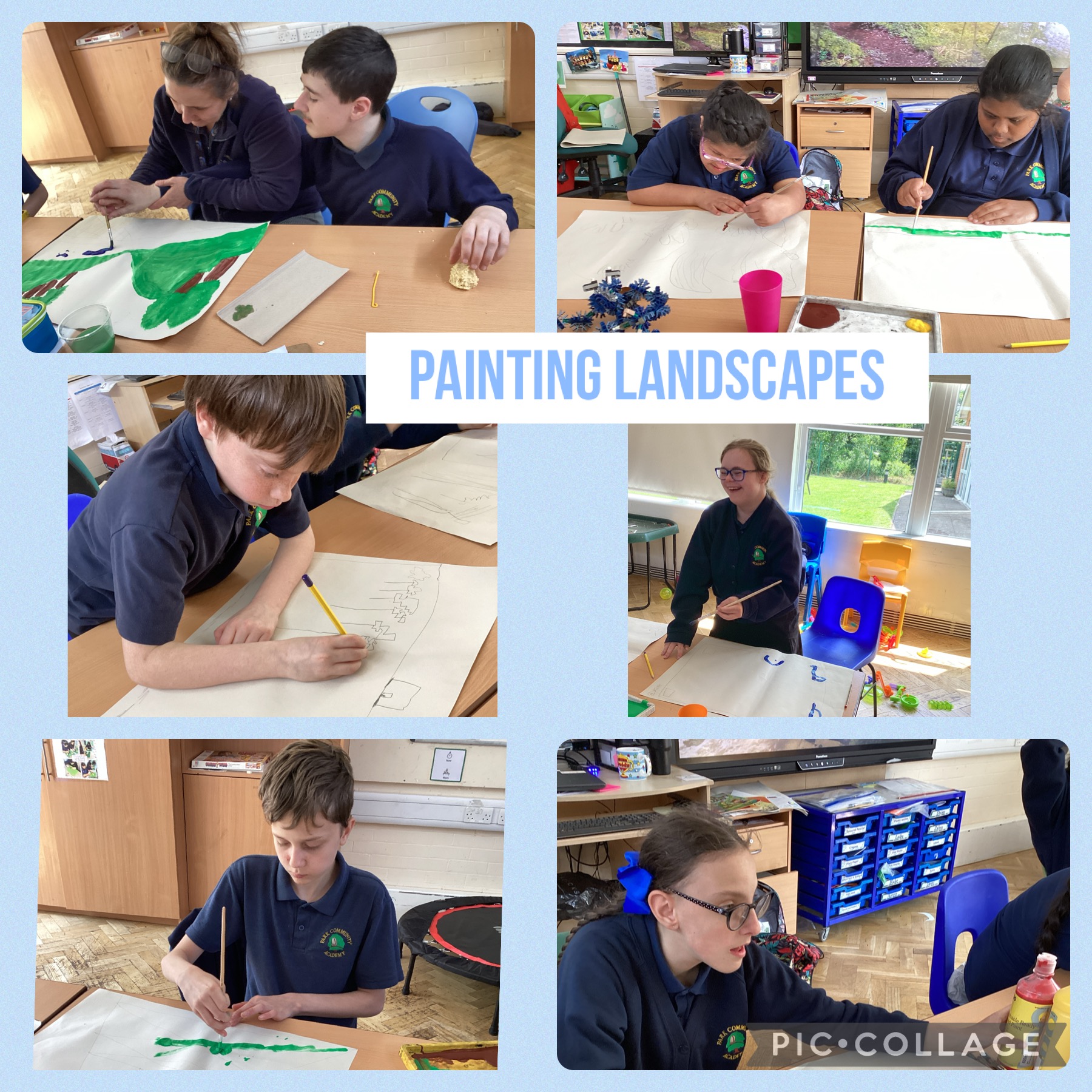 Image of Painting landscapes