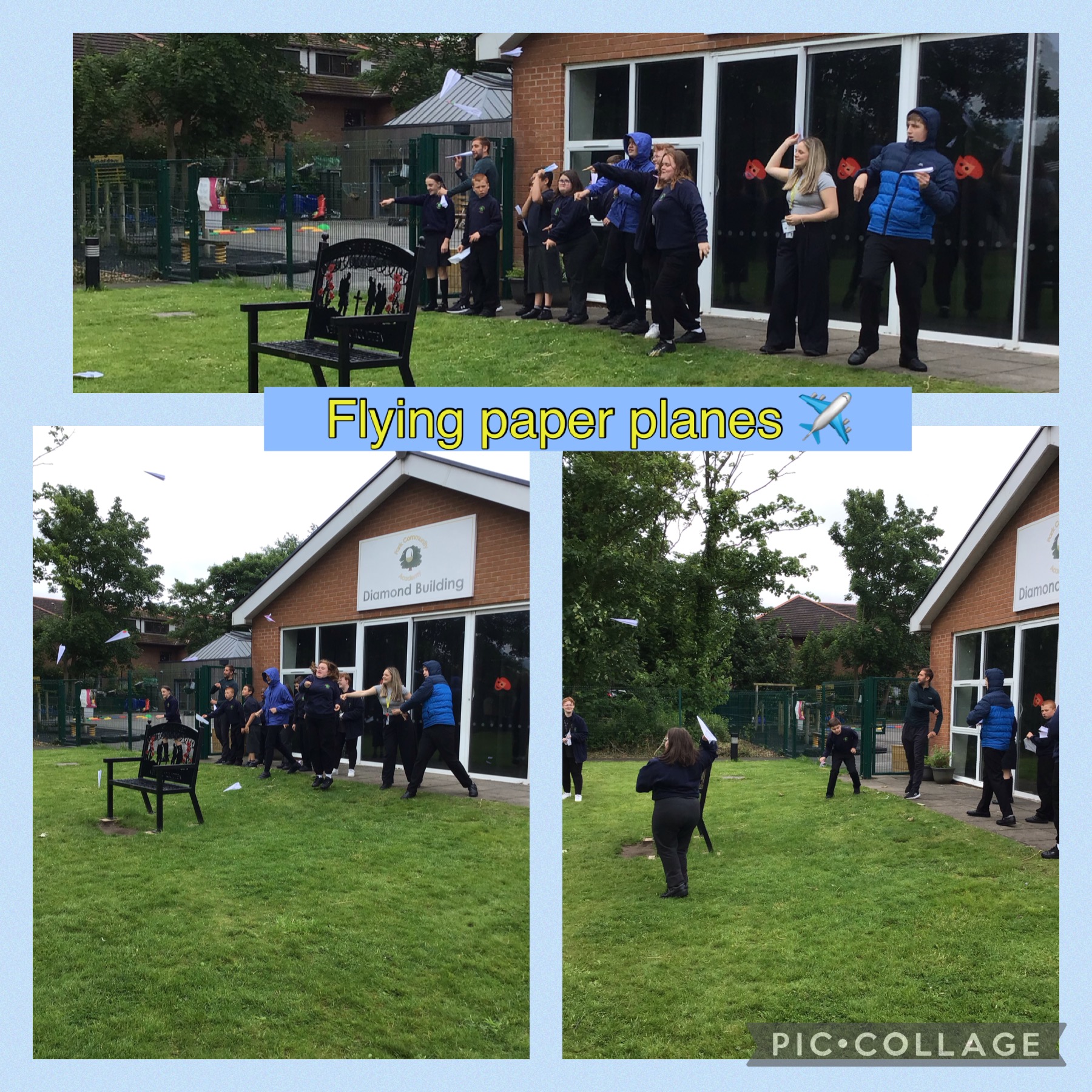 Image of Flying paper aeroplanes in stem! 