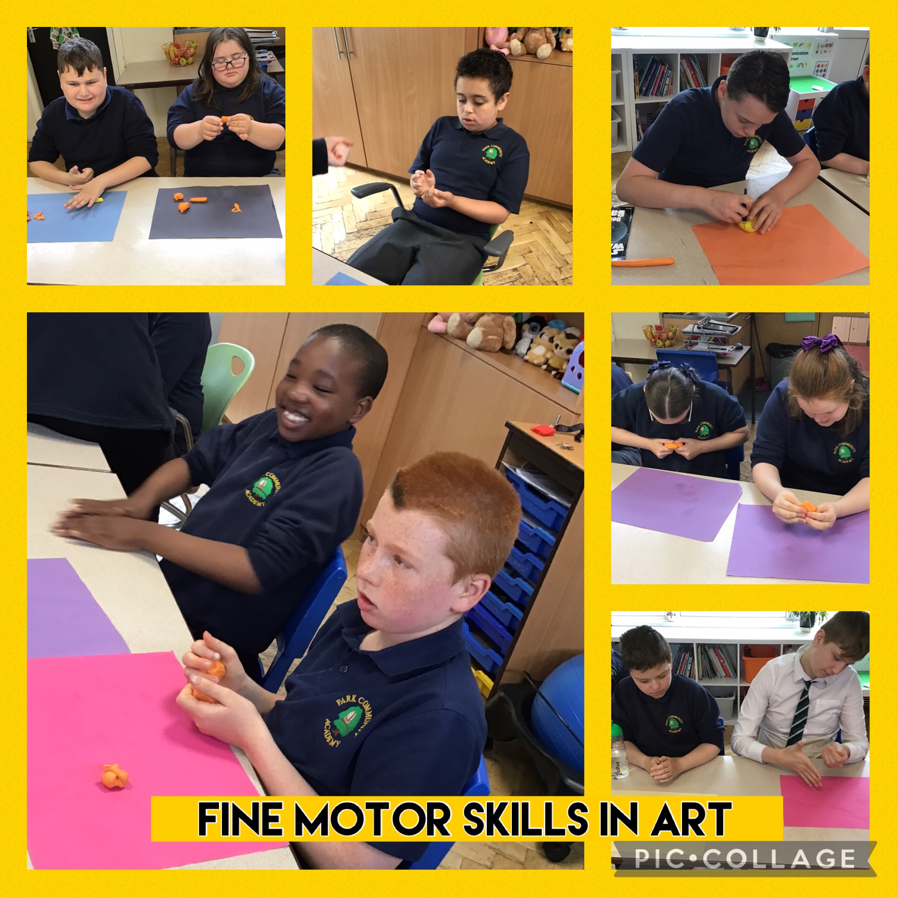 Image of Fine motor skills in art 