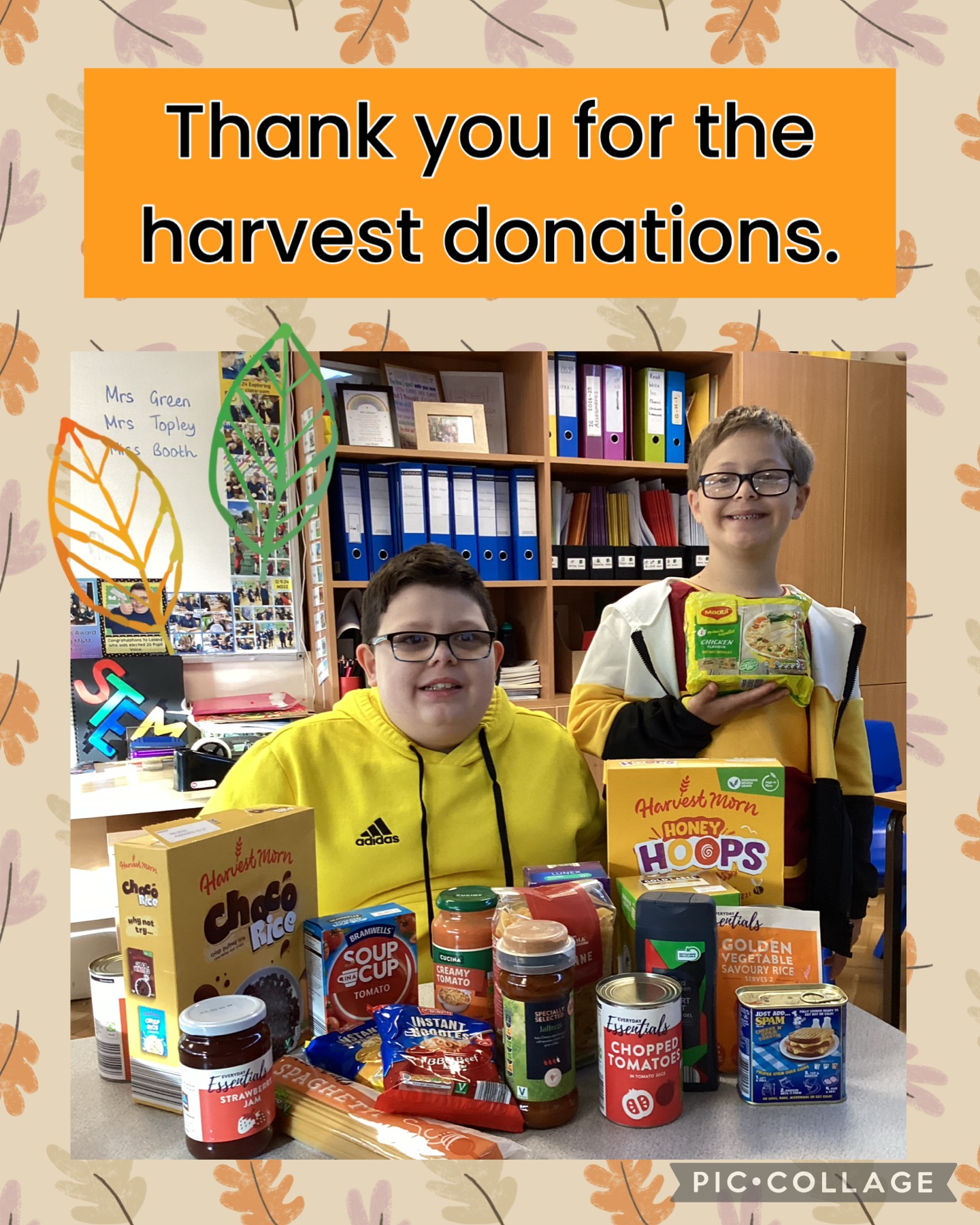 Image of 2G Harvest Donations