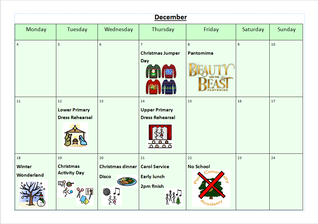 Image of December Calendar