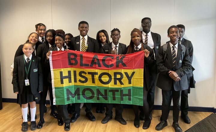 Image of Black History Month food sale