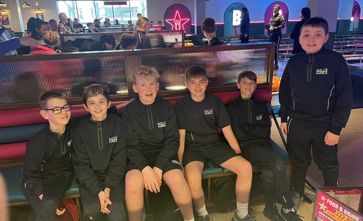 Image of A Strike For Priory’s Bowling Team