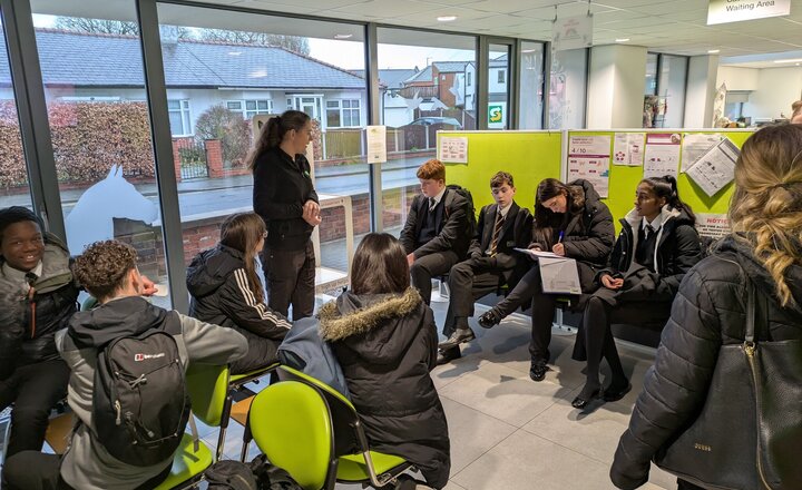 Image of Year 10 Business & Enterprise pupils gain valuable support from Penwortham entrepreneurs