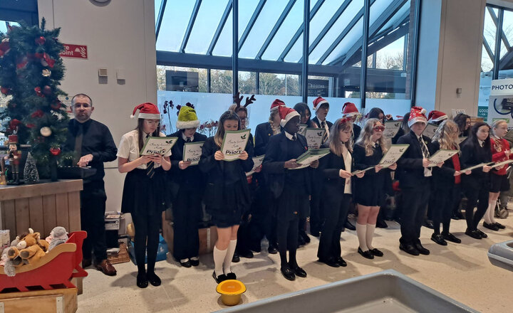 Image of Carol Singer Bring Festive Joy To Our Community