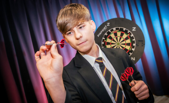 Image of Darts at Priory Steps Up To The Oche