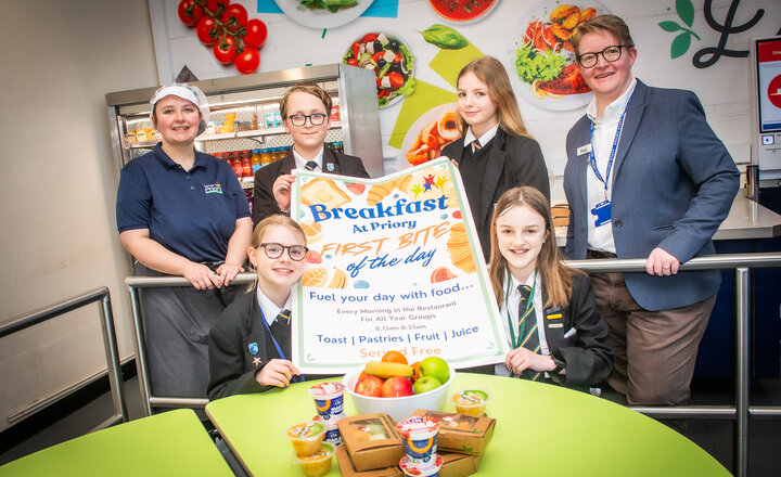 Image of First Bite, Best Start:  Pupils Enjoy Priory’s Morning Boost 