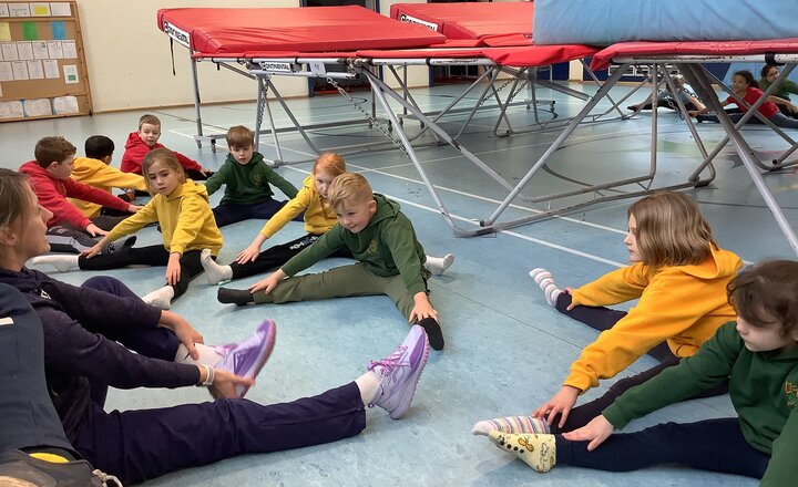 Image of From primary to Priory - trampolining with the PE department