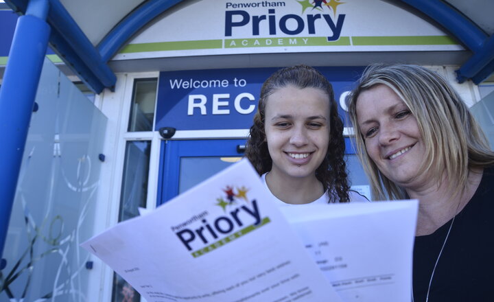 Image of Tanisha and Libby's stories made the press