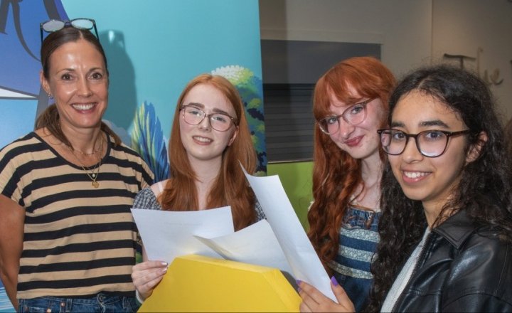 Image of GCSE Results Day - Jessica, Wictoria & Freya