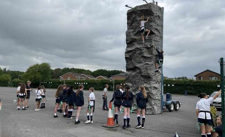 Image of Reaching New Heights:  House Rewards Climbing Wall Experience