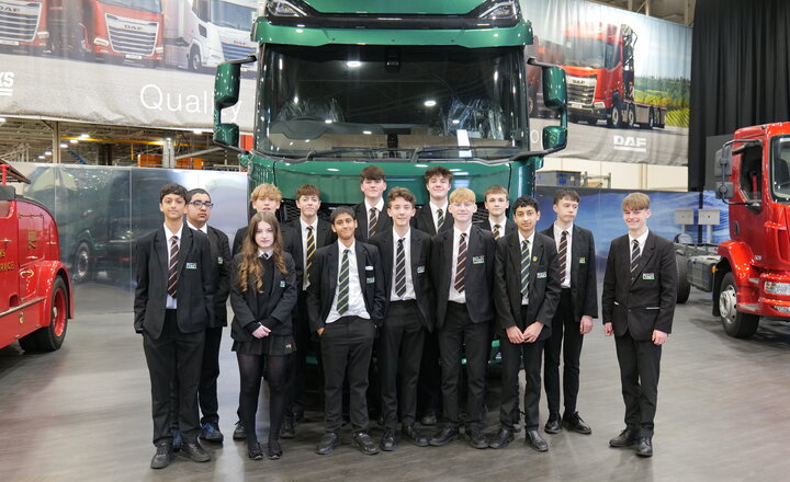 Image of Year 10 Engineering Pupils Visit  Leyland Trucks For Careers Event