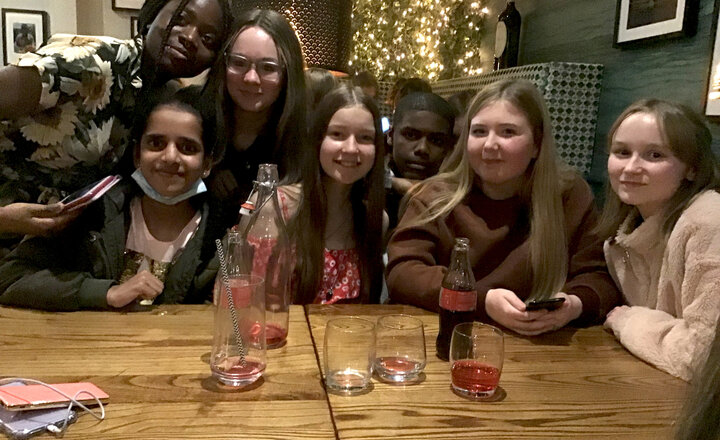 Image of Matilda cast enjoy their after party