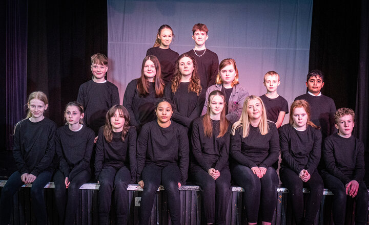 Image of Scratching The Surface pupils Zoom with the playwright